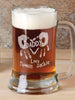 FOR DAD & GRANDPA Gift for DAD Handprints Fathers Day Beer Mug Engraved Father's Gifts Personalize Birthday Etched Gift Father Grandpa Kids Names Son Daughter