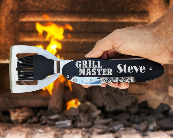 Grill Master Dad Daddy Fathers Day BBQ Multi Tools Kit Father of