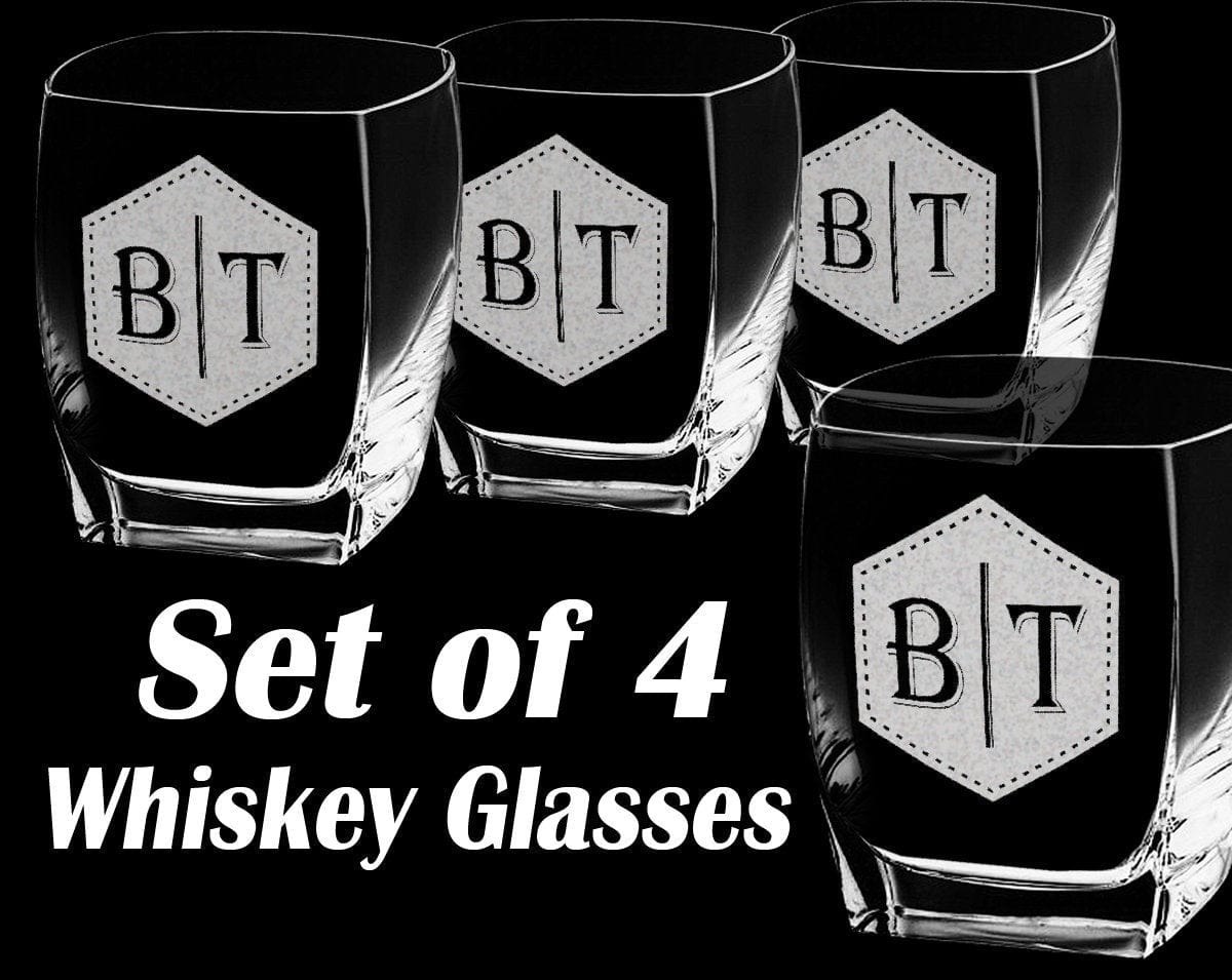FOR DAD & GRANDPA Personalized Rock Glasses Engraved Whiskey Glass for Husband Bourbon Wedding Party Groomsmen Gifts Best Fathers Day Scotch Gift for Him