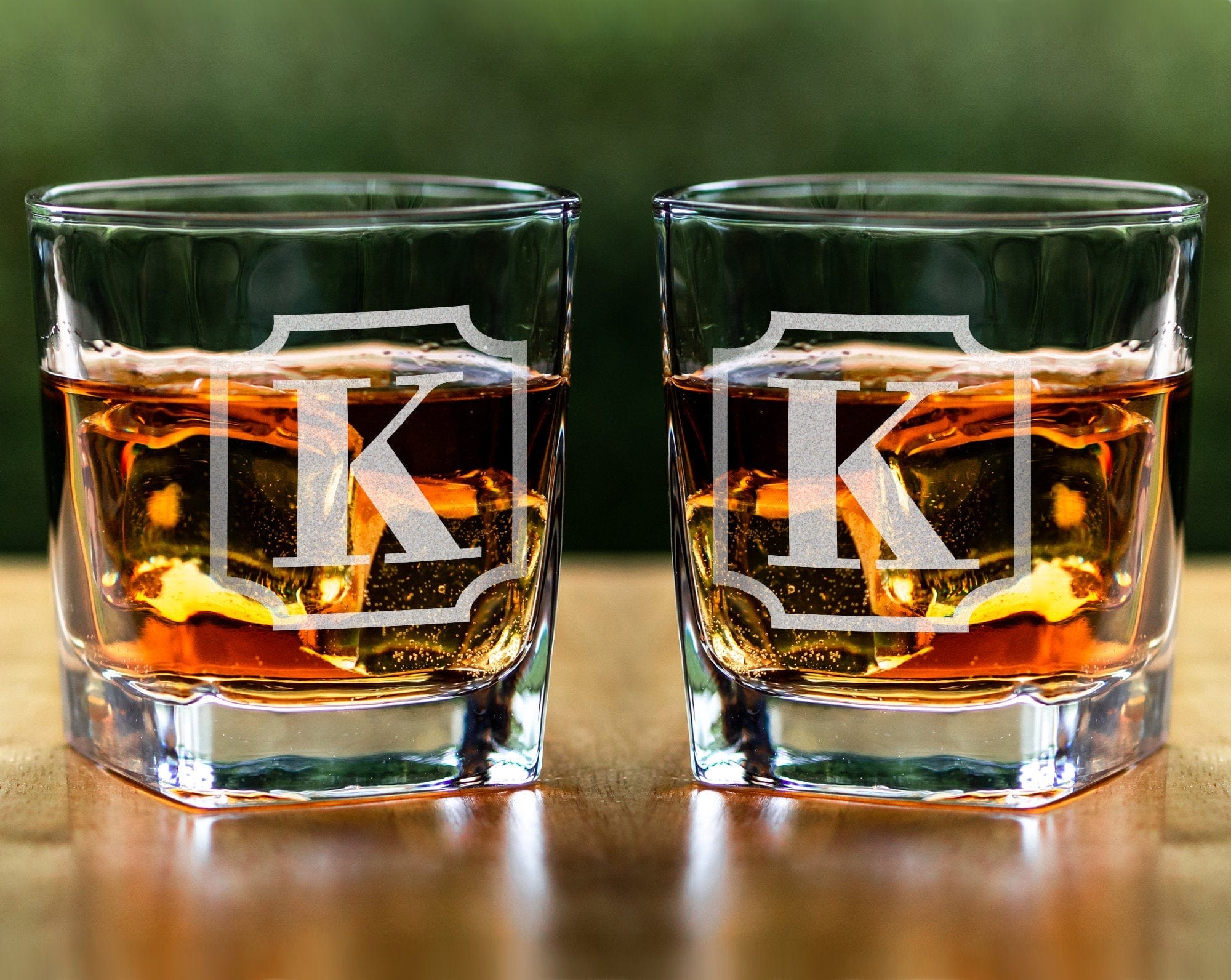 FOR DAD & GRANDPA Scotch Engraved Whiskey Decanter Engraved Sets for Groomsman Wedding Party Custom Bourbon Vintage Birthday Gift Monogrammed Glasses for Dad