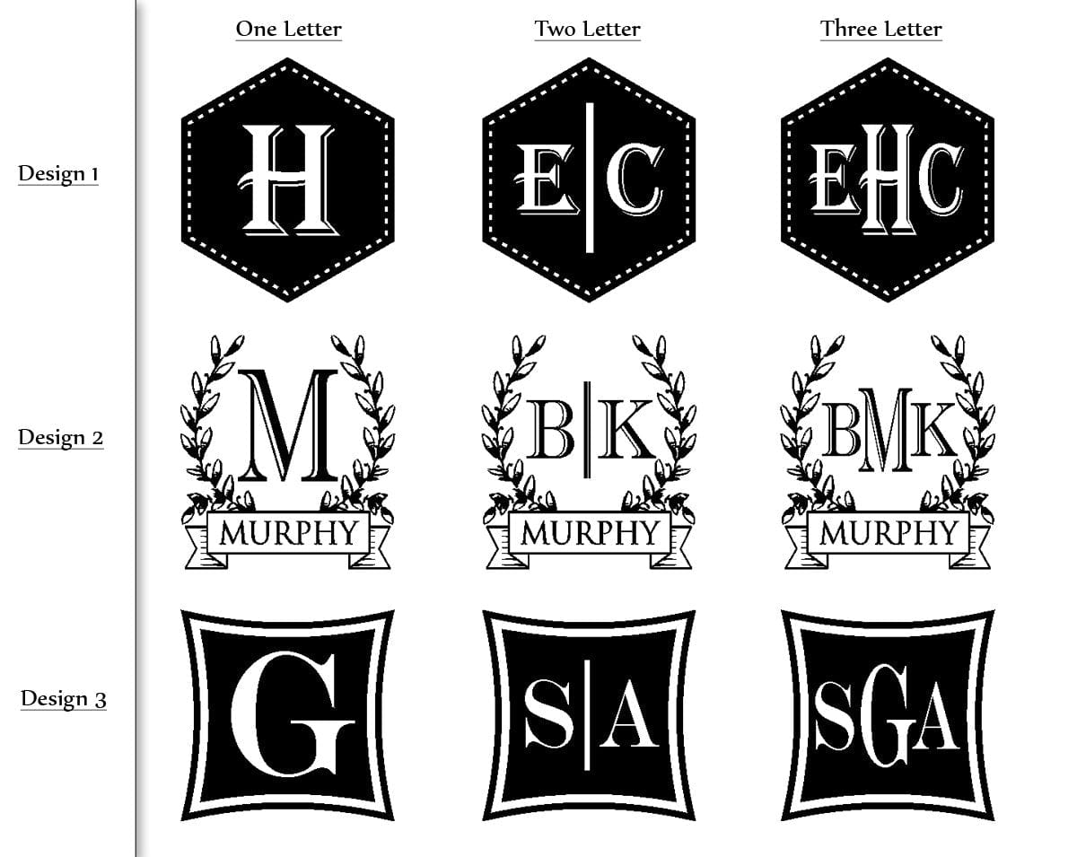 FOR DAD & GRANDPA Whiskey Glasses Set of 1-4 Custom Bourbon Glasses Letter Monogram Set Personalized Whiskey Gift Set for Dad Monogrammed Scotch Glass Gifts