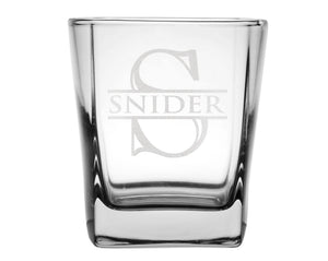 FOR DAD & GRANDPA Whiskey Sets Bourbon Decanter Set Gifts for Men Fathers Day Birthday Scotch Glasses Drinkware College Graduation Gift Engraved Monogram