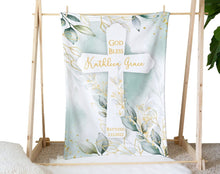 FOR KIDS & BABIES Baptism Gift Girl Boy Personalized Baby Blanket | Custom Baby Blanket | Cross Blanket Baby Boy | Personalized Baby Girl Gift