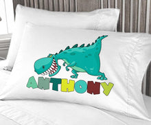 FOR KIDS & BABIES Dinosaur Boys Pillowcase- Personalized - Standard Or Toddler Or Travel Size - Birthday Or Christmas Gift Idea For Boys Kids Room Decor