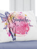 FOR KIDS & BABIES Fairy Pillowcase Personalized Cute Toddler or Girl Teen Believe in Magic Fairy God Mother Guardian Angel Little Girl Pink Custom Bed Pillow