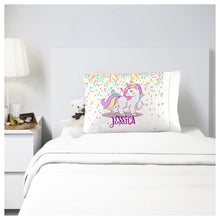 FOR KIDS & BABIES Girl Unicorn Party Pillow Case Personalized for Birthday or Christmas gift idea for Kids Room Party Decor Unicorn Bedding Customized Gifts