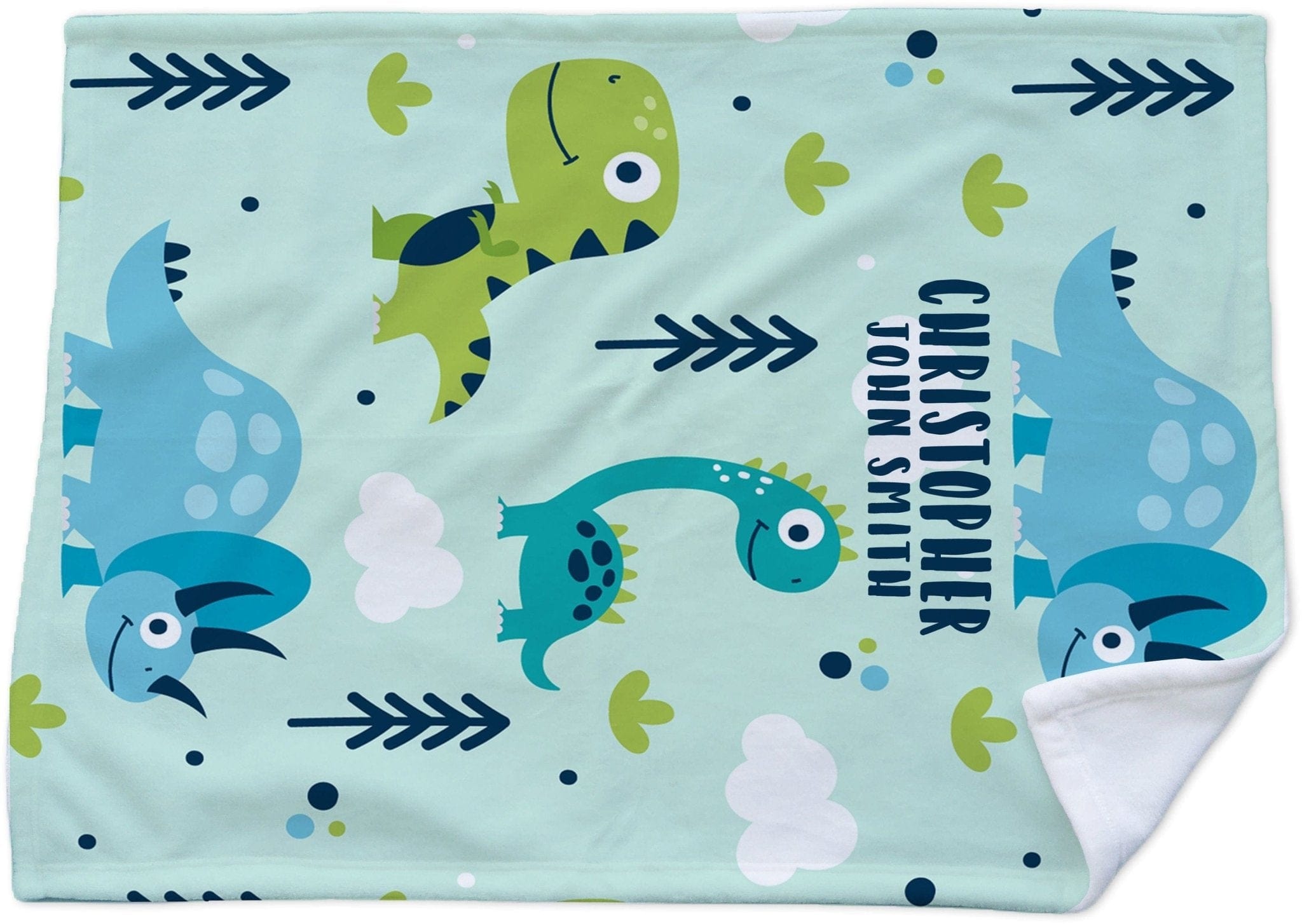 FOR KIDS & BABIES Personalized Baby Blanket | Dinosaur Baby Blanket | Custom Baby Blanket | Dinosaur Blanket Baby Boy | Personalized Baby Gift