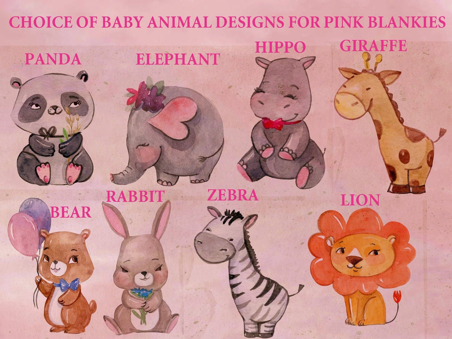 FOR KIDS & BABIES Personalized Baby Blanket Monogrammed Baby Blanket Pink Satin Trim for Girls Receiving Blanket Photo Prop Nursery Blanket Baby Shower Gift