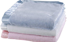 FOR KIDS & BABIES Personalized Baby Blanket Satin Trim Super Soft Pink Girl Blue Boy Receiving Blankets Stroller Fleece Nursery Baby Shower Gift Birth Stats