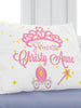 FOR KIDS & BABIES Princess Pillowcase- Personalized for a Girl who loves Fairy Tales, Magic, Princess Pink gift idea,girls room pink decor bedding gifts