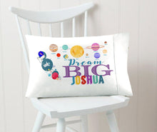 FOR KIDS & BABIES Toddler Pillowcase Personalized Space Rocket Planets Dream Big Little One Baby Gifts for Boys Girls Toddler Travel Pillow 13x18 Baby Shower