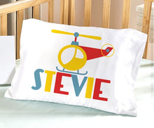 FOR KIDS & BABIES Travel Pillowcase Kids Personalized Helicopter Pillow Case Toddler  Baby Gifts for Boys Travel Pillow 13x18 or 20x26 Baby Child Gift IDea