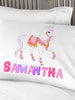 FOR KIDS & BABIES White  Horse  Girls Pillow Case  Personalized for Princess Birthday gift idea for girl love horses ponies girl bedroom decor