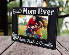FOR MOM & GRANDMA Best Mom Ever Personalized Photo Frame Mother Grandma MiMi Mama Mother's Day Birthday Baby Shower New Mommy from Son Daughter Picture Gifts