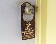 FOR MOM & GRANDMA Door Handle Hanger Safety Social Distancing Self Quarantine Isolation Face Mask Sign Precaution for Adults Kids Elderly Custom Made in U.S.A