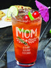 FOR MOM & GRANDMA Established Mom Pub Glass Gift Personalized Birthday Present Mothers Day Mug for New Mom Step Mother Mom in Law Best Mommy Birthday Gift