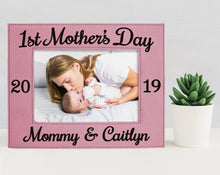 FOR MOM & GRANDMA First Mother's Day Personalize 5x7 Photo Frame Gift from Daughter Son for Mothers Birthday 1st Mother's Day from Son Baby Husband for Mom