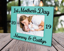 FOR MOM & GRANDMA First Mother's Day Personalize 5x7 Photo Frame Gift from Daughter Son for Mothers Birthday 1st Mother's Day from Son Baby Husband for Mom