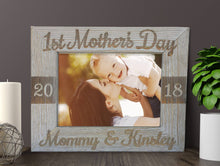 FOR MOM & GRANDMA First Mothers Day Personalized Mommy and Me Picture Frame Mother Daughter Gift for Godmother Baby Shower Gift Idea Custom Engraved Frames