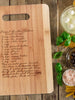 FOR MOM & GRANDMA Handwritten Recipe Gift Engraved onto Cutting Board Favorite Family Grandmas Recipe for Mom Handwriting Kitchen Decor Custom Photo Tranfer