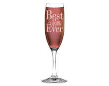 FOR MOM & GRANDMA One Best Mom Ever Champagne Glass Mother's Day Champagne Flute Gift for Mom Gift for Wife Mum Gifts from Daughter Son Husband for Her