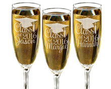 GRADUATION Class of 2022 College High School Grad Champagne Glass Present Graduation Gift for her him Sorority Graduate Flute Decoration Centerpiece
