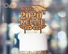 GRADUATION Class of 2022 Wooden Custom Cake or Cup Cake Topper Graduation Party Favor Rustic Prom Congrats Grad Decor Gift for Son Daughter Graduate