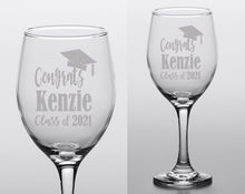 GRADUATION Congrats Class of 2022 Personalized Wine Glass for Graduates Him Her We Did it! Masters Bachelor Degree Celebratory Party Favor Laser Etched