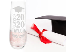 GRADUATION Custom Stemless or Beer Mug Celebratory Son Daughter Mimosa Graduation College Toasting Glass for Family Friends Grad Gift 2020 Party Favors