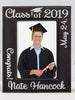 GRADUATION Engraved Photo Frame Personalized Graduation 5x7 for High School College 2020 Student Gifts for Him Her Party Decoration Favor Centerpiece