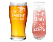 GRADUATION Graduation Personalized Stemless or Beer Class of 2022 Family Party Favors Man Cave Pub Style Grad Decorations for Women Men Wine Gift