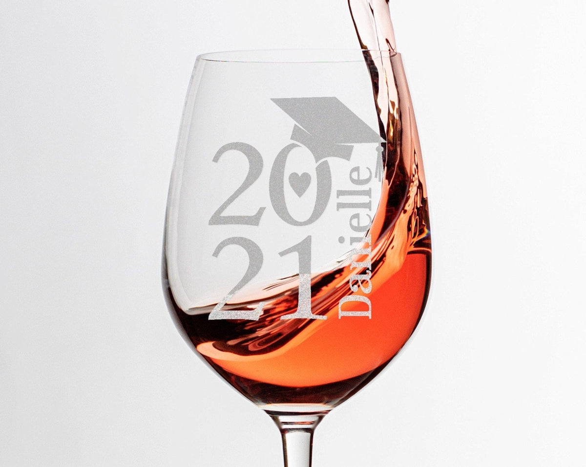GRADUATION Graduation Stem Wine Glass 2022 Mastered It College High School Grad Student Custom Gift Him Her Keepsake Party Favors Graduates Best Friend