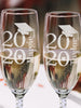 GRADUATION ONE College Graduation Gifts Champagne Glass Class of 2020 Masters Bachelors Graduate Degree Wine Personalized Drinkware Celebration Toast