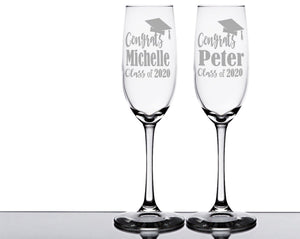GRADUATION SINGLE Custom Class 2022 Champagne College Graduation Gifts for Women Graduate Party Table Centerpieces Celebratory Gift for Son Daughter
