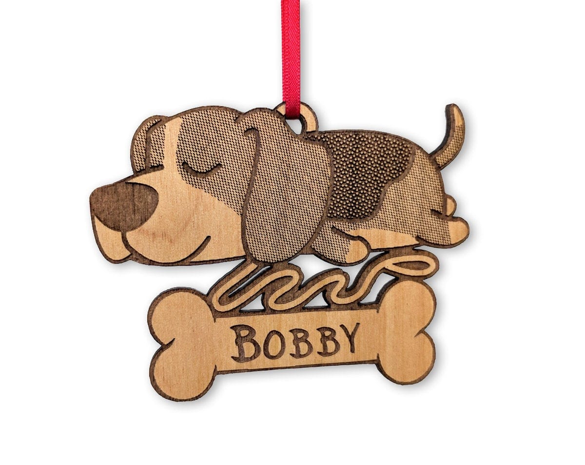 PET GIFTS Beagle Keepsake Best Friend Dog Ornament Puppies First Christmas Gift for Kids Rescue Adoption Present Idea from Parents Childs First Pet