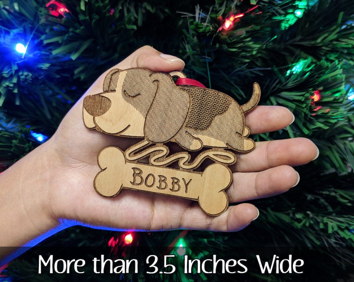 PET GIFTS Beagle Keepsake Best Friend Dog Ornament Puppies First Christmas Gift for Kids Rescue Adoption Present Idea from Parents Childs First Pet