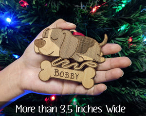 PET GIFTS Beagle Keepsake Best Friend Dog Ornament Puppies First Christmas Gift for Kids Rescue Adoption Present Idea from Parents Childs First Pet