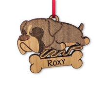PET GIFTS Boxer Custom Engraved Pet Christmas Ornament to Celebrate New Puppy into Family Couples Adopted Dog Gift for First Christmas Together Gifts