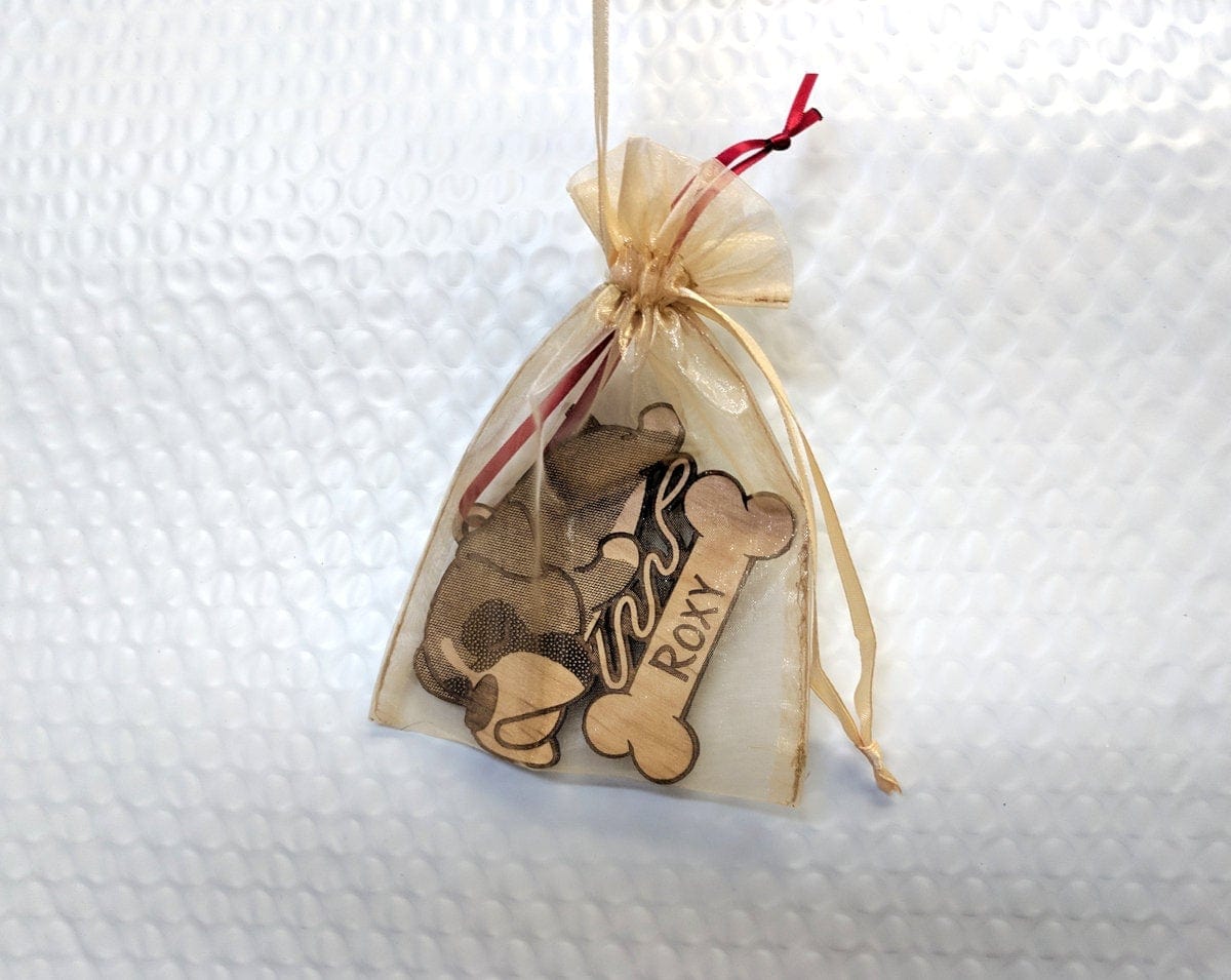 PET GIFTS Boxer Custom Engraved Pet Christmas Ornament to Celebrate New Puppy into Family Couples Adopted Dog Gift for First Christmas Together Gifts