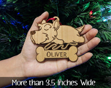 PET GIFTS Christmas Ornament for Scottish Terrier Lover Wood Pet Anniversary Cute Sleeping New Puppy Rescued Gift for Dog Owner Terrier Tree Ornament