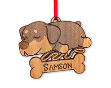 PET GIFTS Cute Rottweiler Puppy Ornament for Son Daughter Wife Gift for Husband Best Family Member Housewarming Gift Christmas Decor Birthday Gift