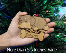 PET GIFTS Cute Rottweiler Puppy Ornament for Son Daughter Wife Gift for Husband Best Family Member Housewarming Gift Christmas Decor Birthday Gift