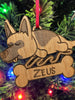 PET GIFTS German Shepherd Ornament for Dog Mom Custom Engraved Rescue Dog Christmas Gift for Adoption Day Pet Anniversary Trinket for Dads Birthday