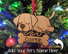 PET GIFTS Labrador Retriever Family Pet Christmas Ornament Mothers Day Gift for Dog Mom Personalized Tree Decor Birthday Lab Anniversary Present Idea