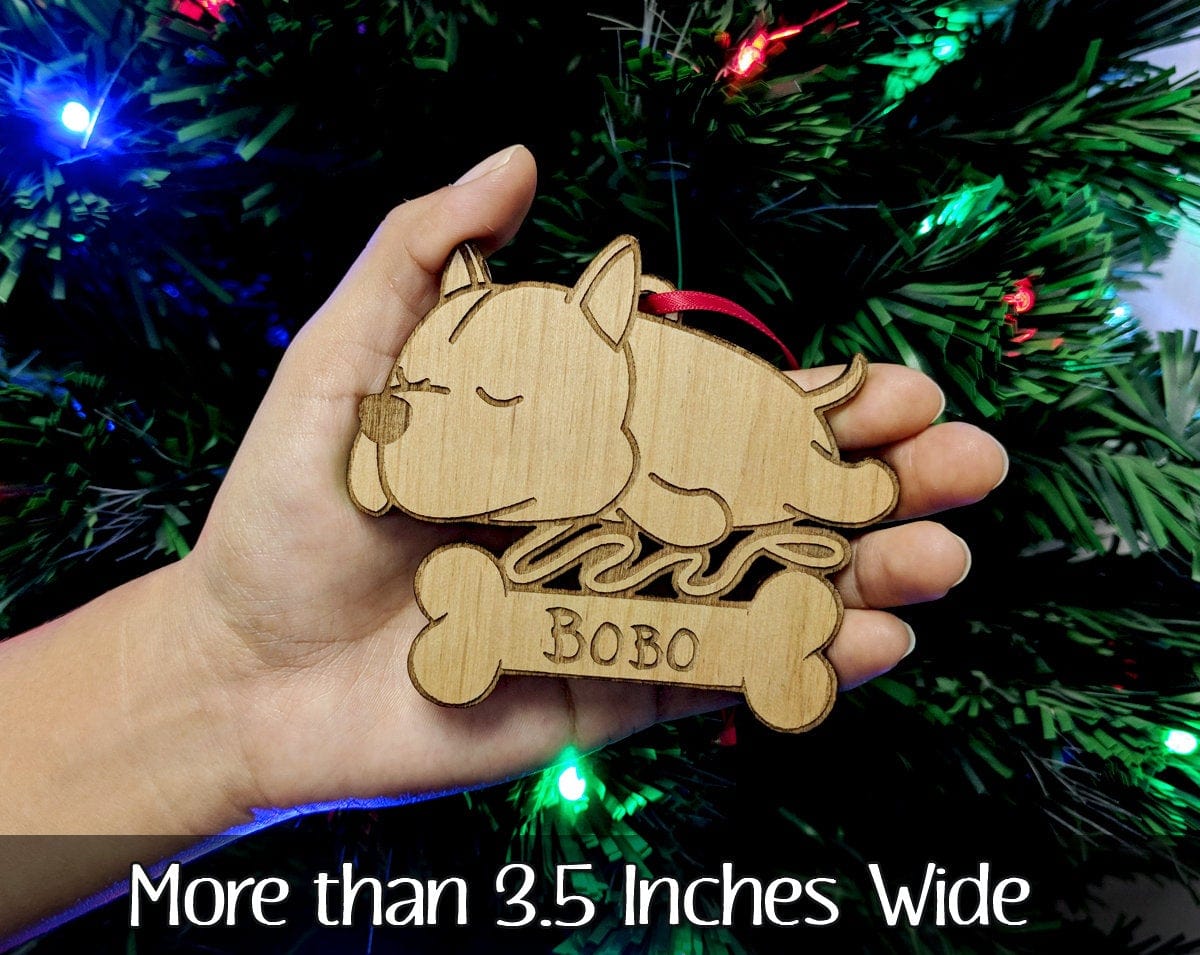 PET GIFTS Pet Ornament Personalized Pitbull Christmas Tree Decor Puppies First Christmas Dog Lover Ornament Rescue Animal Custom Gift for Dog Owner