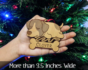 PET GIFTS Puppies First Christmas Jack Russel Terrier Birthday Gift for Favorite Dog Kids Ornament for New Pet Family Member Holiday Custom Idea Gifts