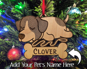 PET GIFTS Puppies First Christmas Jack Russel Terrier Birthday Gift for Favorite Dog Kids Ornament for New Pet Family Member Holiday Custom Idea Gifts