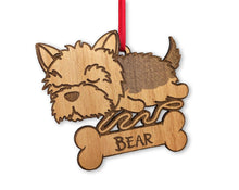 PET GIFTS Yorkshire Terrier Cute Ornament Holiday Decoration for Puppies First Christmas Family Dog Gift Yorkie Mix Gifts for Doggie Lover Pet Owner