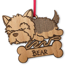 PET GIFTS Yorkshire Terrier Cute Ornament Holiday Decoration for Puppies First Christmas Family Dog Gift Yorkie Mix Gifts for Doggie Lover Pet Owner