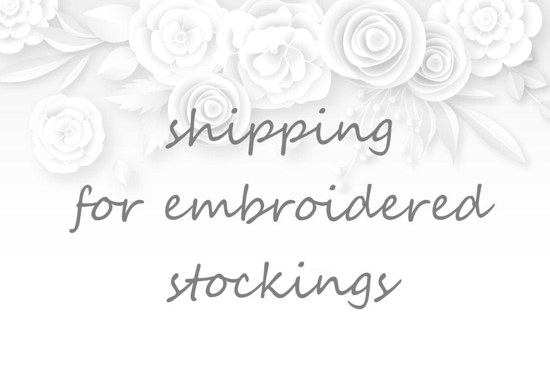 Order Upgrades Sending Embroidered Stocking